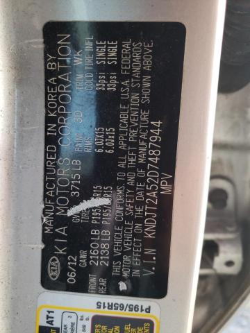 Photo 10 from auction – 2013 KIA SOUL with VIN KNDJT2A52D7487944