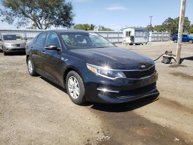 KIA OPTIMA LX 2018 with VIN 5XXGT4L30JG193396 - Photo from auction