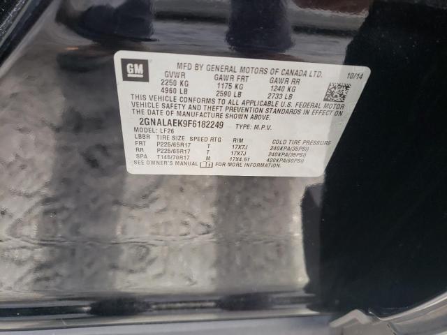 Photo 10 from auction – 2015 CHEVROLET EQUINOX LS with VIN 2GNALAEK9F6182249
