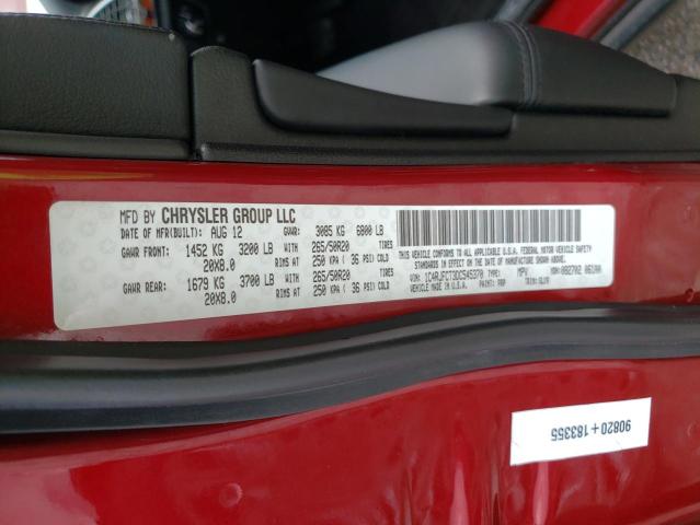 Photo 10 from auction – 2013 JEEP GRAND CHER with VIN 1C4RJFCT3DC545370