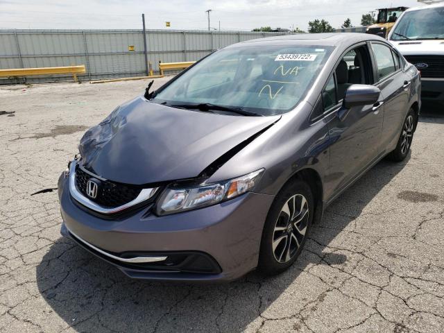 Photo 2 from auction – 2015 HONDA CIVIC EX with VIN 19XFB2F86FE052262