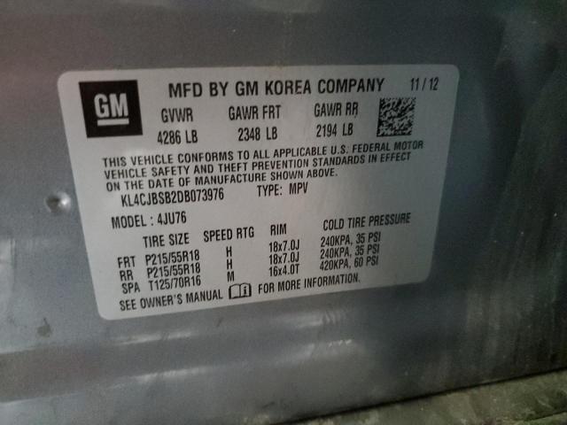 Photo 10 from auction – 2013 BUICK ENCORE CON with VIN KL4CJBSB2DB073976