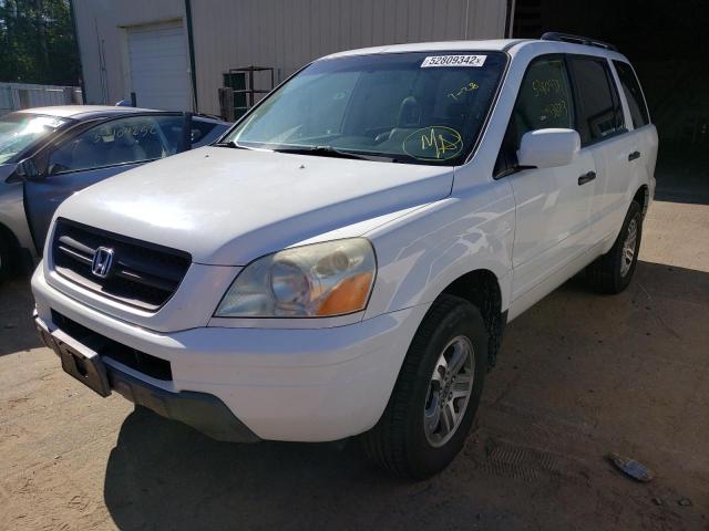 Photo 2 from auction – 2005 HONDA PILOT EXL with VIN 5FNYF18645B030756