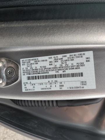 Photo 10 from auction – 2021 FORD ESCAPE SEL with VIN 1FMCU9H65MUA66052