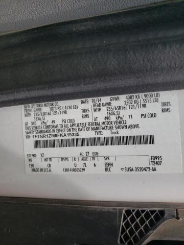 Photo 10 from auction – 2015 FORD TRANSIT T- with VIN 1FTNR1ZM8FKA19335