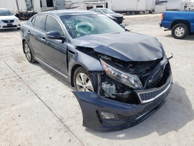 KIA OPTIMA HYB 2014 with VIN KNAGN4AD8E5068269 - Photo from auction
