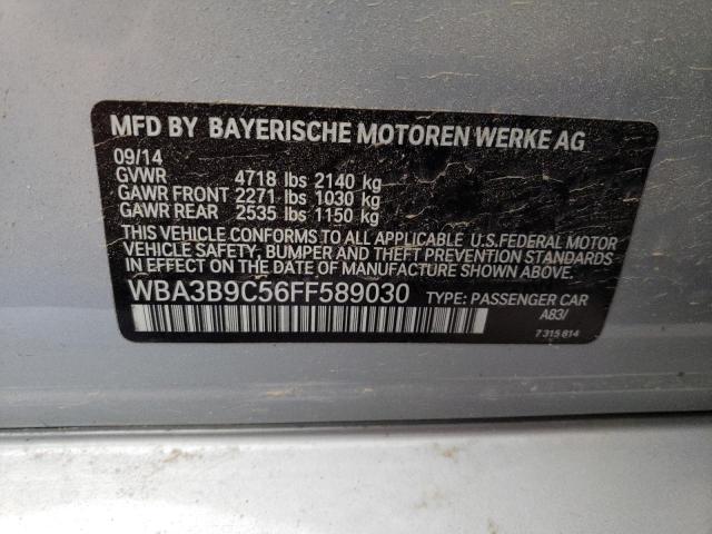 Photo 10 from auction – 2015 BMW 335 XI with VIN WBA3B9C56FF589030