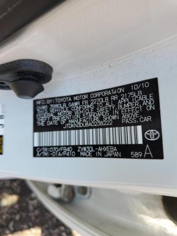 Photo 10 from auction – 2010 TOYOTA PRIUS with VIN JTDKN3DU8A0238222