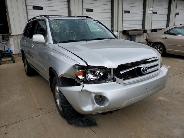 TOYOTA HIGHLANDER 2007 with VIN JTEEP21A770226448 - Photo from auction