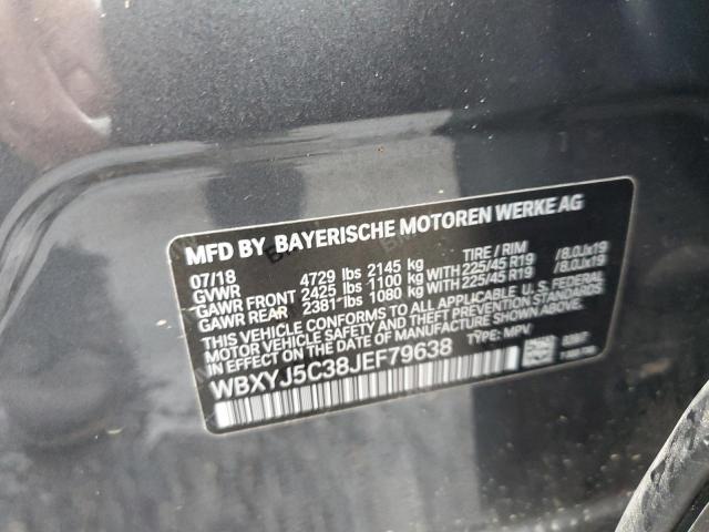 Photo 10 from auction – 2018 BMW X2 XDRIVE2 with VIN WBXYJ5C38JEF79638