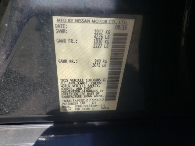 Photo 10 from auction – 2016 NISSAN ALTIMA 2.5 with VIN 1N4AL3AP3GC279922