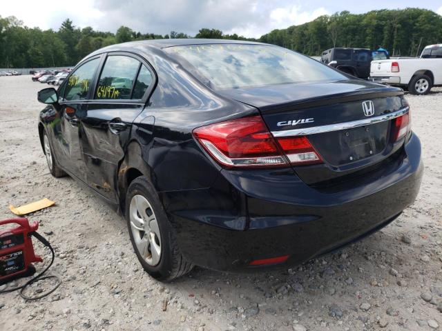 Photo 3 from auction – 2013 HONDA CIVIC LX with VIN 2HGFB2F54DH569603
