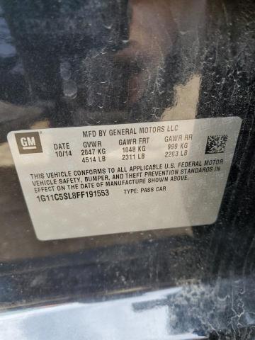 Photo 10 from auction – 2015 CHEVROLET MALIBU 1LT with VIN 1G11C5SL8FF191553