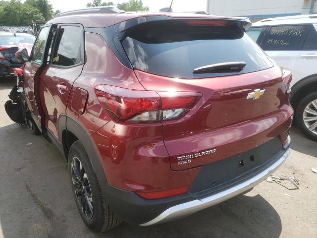 Photo 3 from auction – 2022 CHEVROLET TRAILBLAZE with VIN KL79MRSL7NB079604