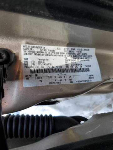Photo 10 from auction – 2017 FORD FOCUS SE with VIN 1FADP3F24HL223651