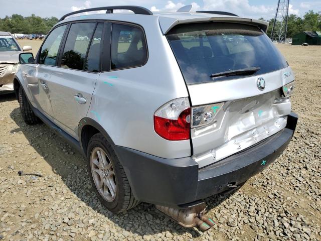 Photo 3 from auction – 2005 BMW X3 2.5I with VIN WBXPA73445WC45428