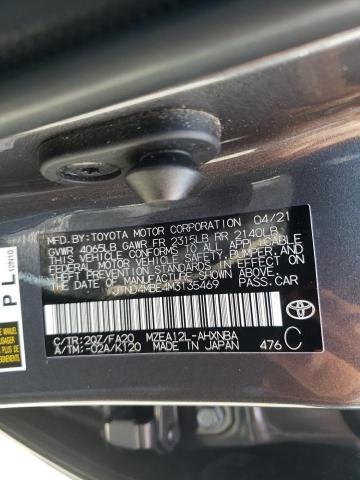 Photo 10 from auction – 2021 TOYOTA COROLLA SE with VIN JTND4MBE4M3135469
