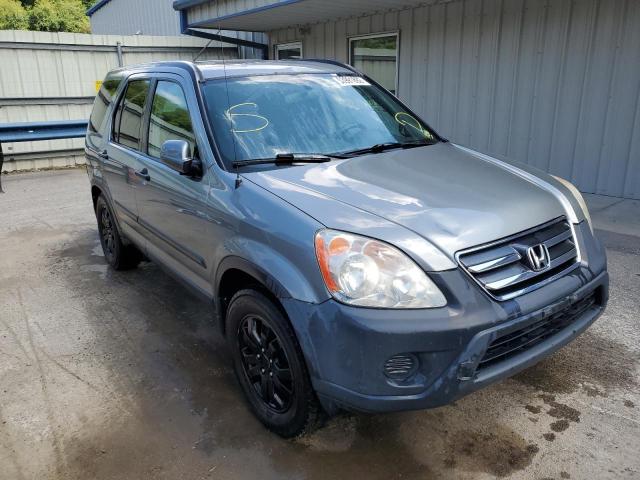 HONDA CR-V EX 2005 with VIN SHSRD78855U313500 - Photo from auction