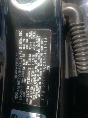 Photo 10 from auction – 2011 KIA SORENTO BA with VIN 5XYKT4A26BG101712