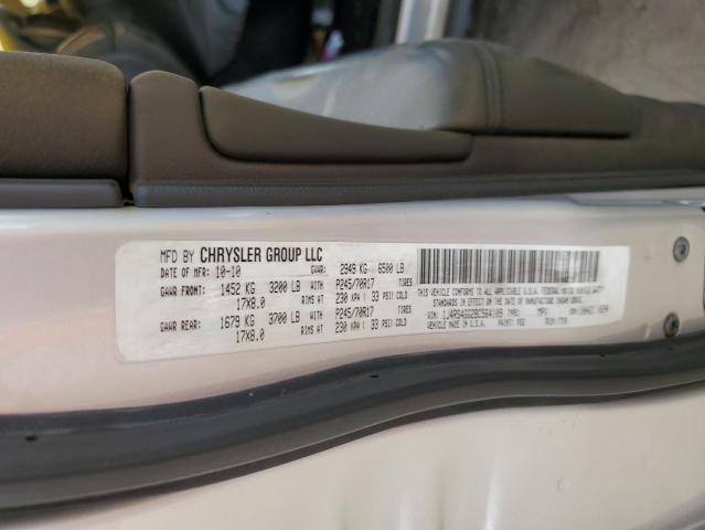 Photo 10 from auction – 2011 JEEP GRAND CHER with VIN 1J4RS4GG2BC564109