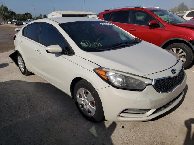 KIA FORTE LX 2014 with VIN KNAFK4A64E5253005 - Photo from auction