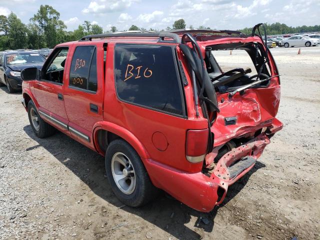 Photo 3 from auction – 2000 CHEVROLET BLAZER with VIN 1GNCS13W4Y2193001