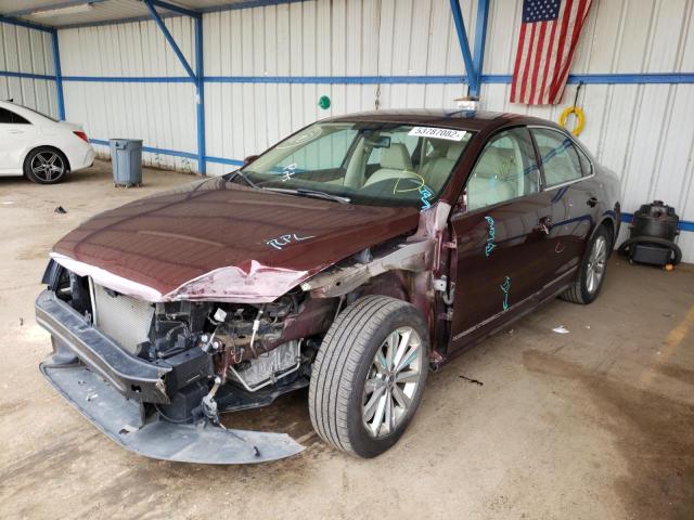 Photo 2 from auction – 2012 VOLKSWAGEN PASSAT SEL with VIN 1VWCH7A36CC100806