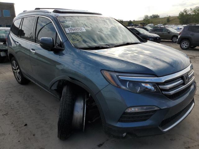 HONDA PILOT ELIT 2018 with VIN 5FNYF6H03JB064870 - Photo from auction