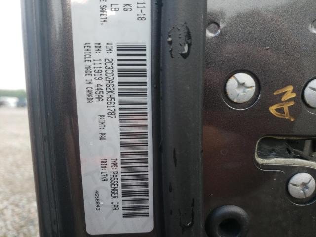 Photo 10 from auction – 2019 DODGE CHALLENGER with VIN 2C3CDZAG2KH561787