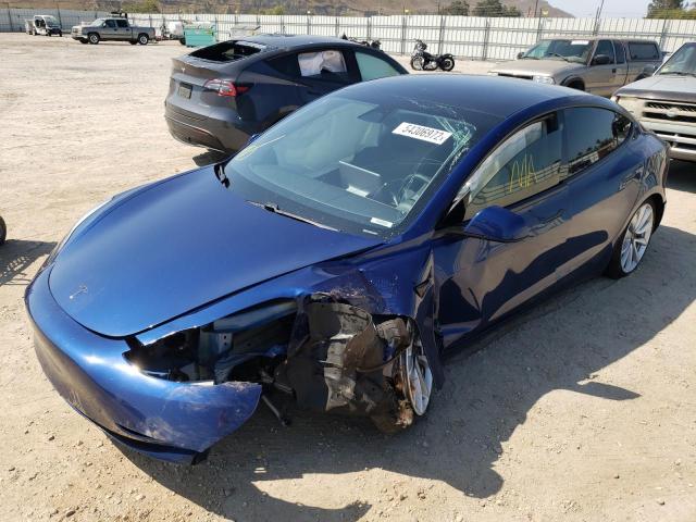 Photo 2 from auction – 2020 TESLA MODEL 3 with VIN 5YJ3E1EB6LF638287