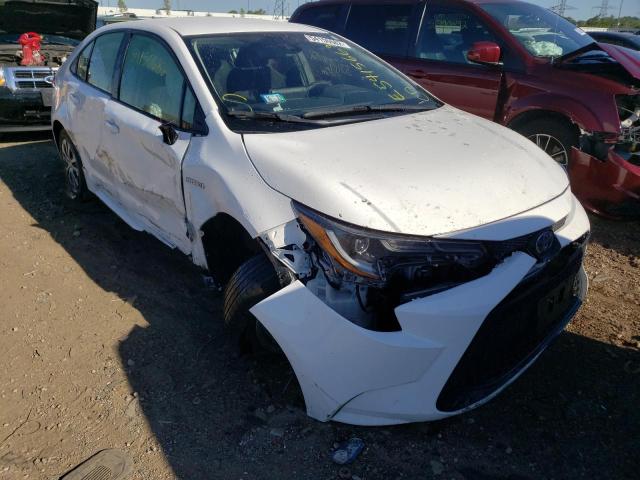 TOYOTA COROLLA LE 2021 with VIN JTDEAMDE7MJ013098 - Photo from auction
