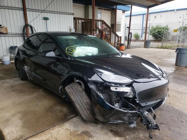 TESLA MODEL 3 2021 with VIN 5YJ3E1EB9MF012850 - Photo from auction