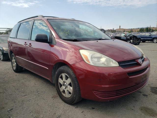 TOYOTA SIENNA CE 2004 with VIN 5TDZA23CX4S047383 - Photo from auction