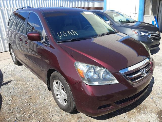 HONDA ODYSSEY EX 2007 with VIN 5FNRL38757B066881 - Photo from auction