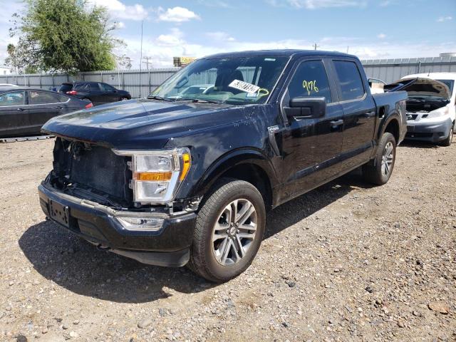 Photo 2 from auction – 2021 FORD F150 SUPER with VIN 1FTEW1EP9MFB48442