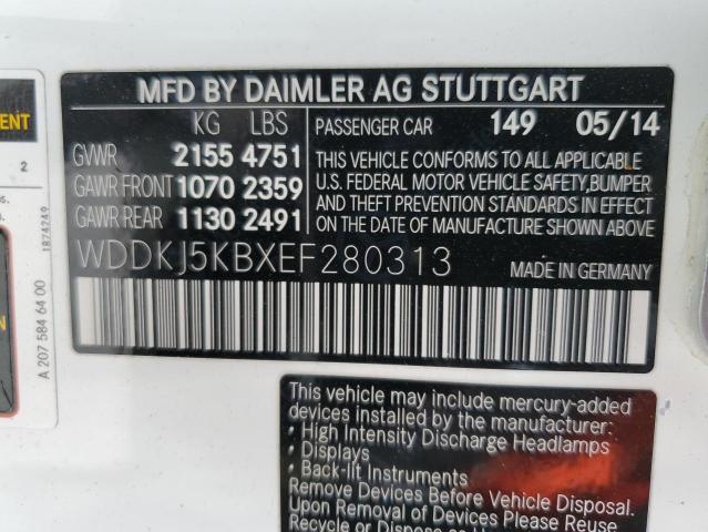 Photo 10 from auction – 2014 MERCEDES-BENZ E 350 with VIN WDDKJ5KBXEF280313