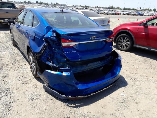 Photo 9 from auction – 2017 FORD FUSION SE with VIN 3FA6P0H77HR222222