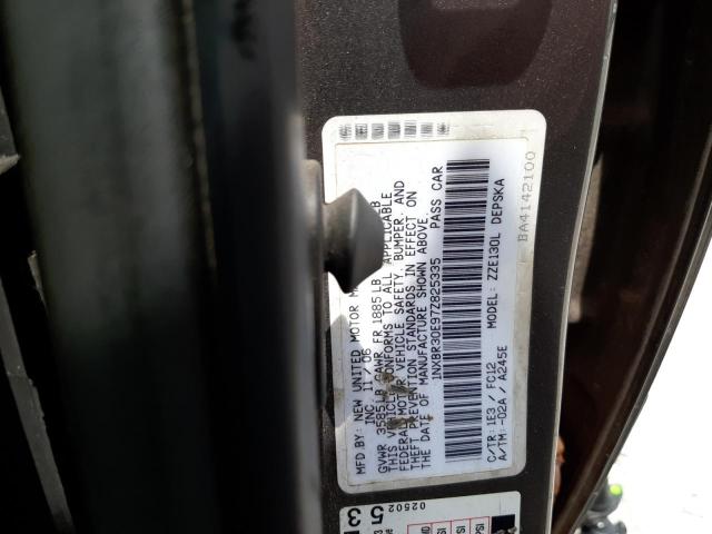 Photo 10 from auction – 2007 TOYOTA COROLLA CE with VIN 1NXBR30E97Z825335