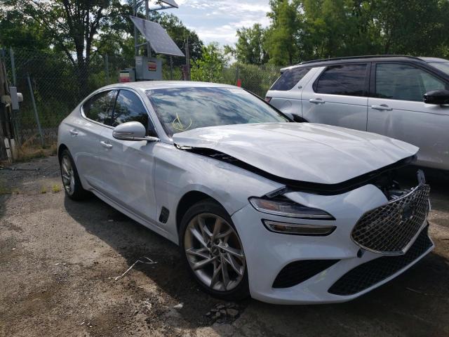 GENESIS G70 BASE 2022 with VIN KMTG34TA6NU090421 - Photo from auction