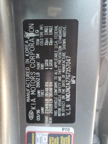 Photo 10 from auction – 2016 KIA SOUL with VIN KNDJN2A27G7357047