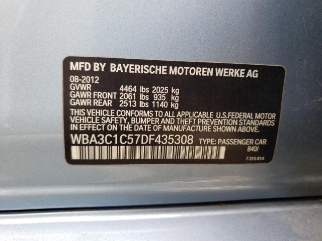 Photo 10 from auction – 2013 BMW 328 I SULE with VIN WBA3C1C57DF435308
