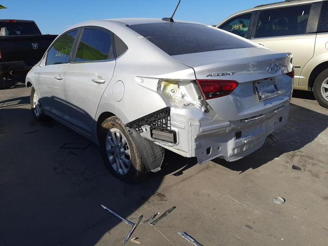 Photo 3 from auction – 2021 HYUNDAI ACCENT SE with VIN 3KPC24A67ME146491