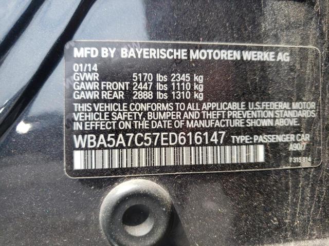 Photo 10 from auction – 2014 BMW 528 XI with VIN WBA5A7C57ED616147