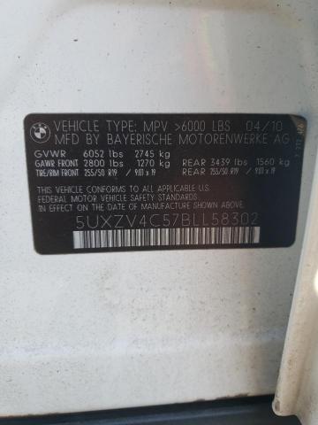 Photo 10 from auction – 2011 BMW X5 XDRIVE3 with VIN 5UXZV4C57BLL58302