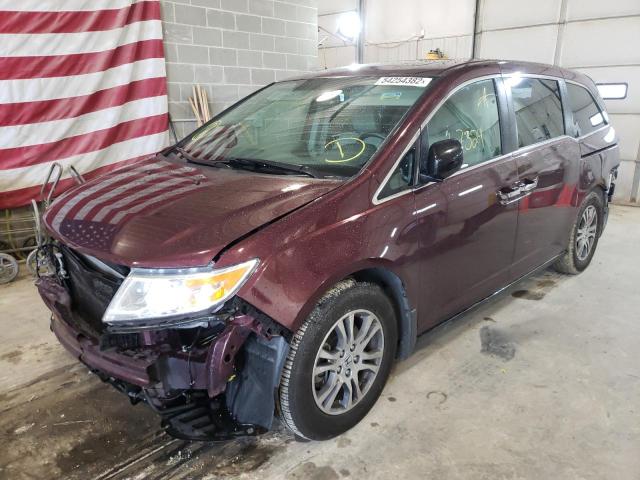 Photo 2 from auction – 2013 HONDA ODYSSEY EX with VIN 5FNRL5H61DB040356