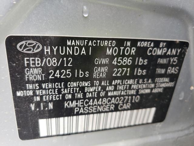 Photo 10 from auction – 2012 HYUNDAI SONATA HYB with VIN KMHEC4A48CA027110