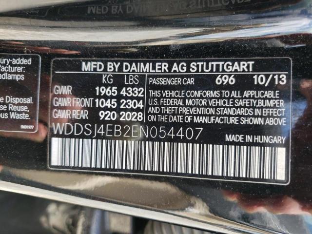 Photo 10 from auction – 2014 MERCEDES-BENZ CLA 250 with VIN WDDSJ4EB2EN054407
