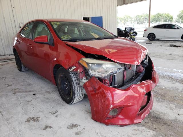 TOYOTA COROLLA L 2015 with VIN 2T1BURHE1FC385729 - Photo from auction