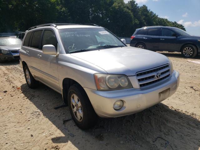 TOYOTA HIGHLANDER 2002 with VIN JTEHF21A220095048 - Photo from auction