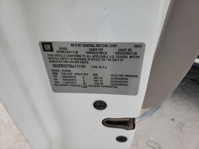 Photo 10 from auction – 2008 SATURN OUTLOOK XR with VIN 5GZER23758J111101